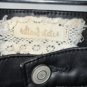 Altar'd State Faux Leather Black Pants Women's Size 30/11